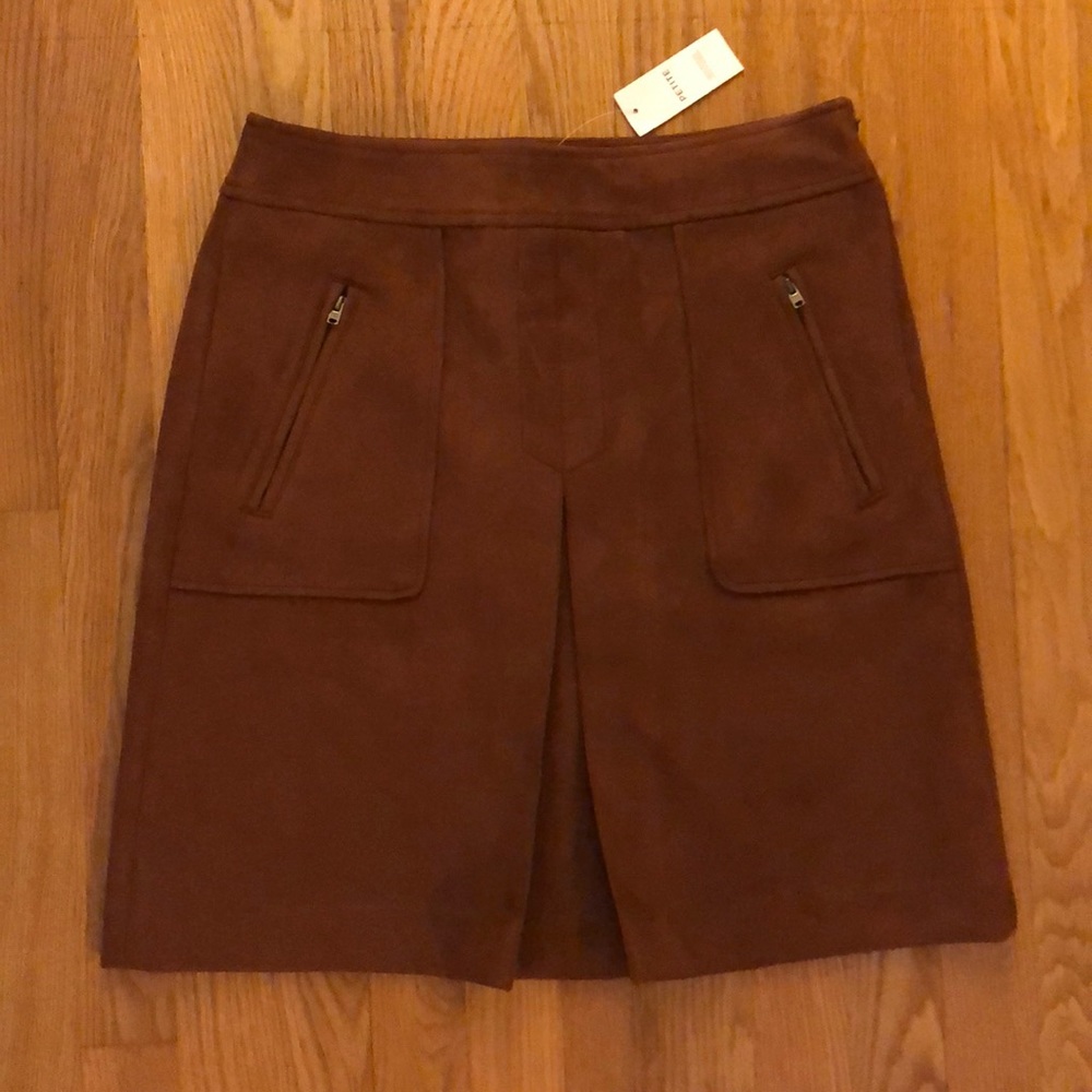 LOFT chestnut skirt